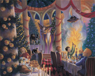 Harry Potter Artwork Harry Potter Artwork Christmas in the Great Hall